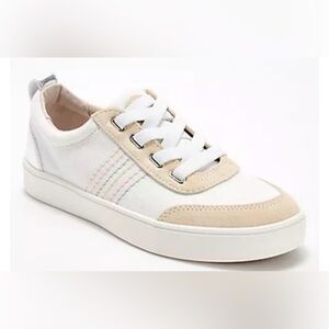 NWOT Revitalign Dara Orthotic Canvas w/ Leather Detail Slip-on Sneakers, Size 9